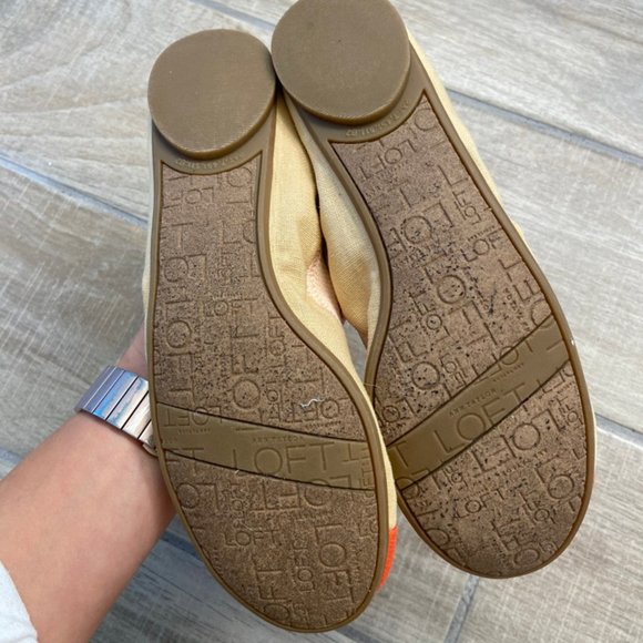 Ann Taylor LOFT Color Block Ballet Flats - Picture 6 of 10